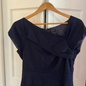 J.Crew Navy Origami Dress.